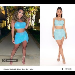 Fashion nova skirt set